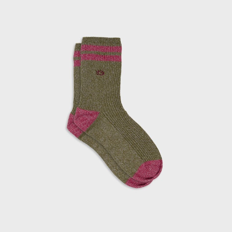 Billybelt - Vintage Glitter Socks / Khaki