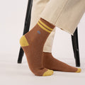 Billybelt - Vintage Glitter Socks / Brown