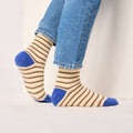 Billybelt Striped Socks - Brown and Beige