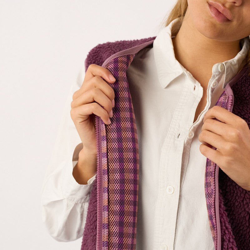 Billybelt - Women's Sleeveless Sherpa Jacket With Zip