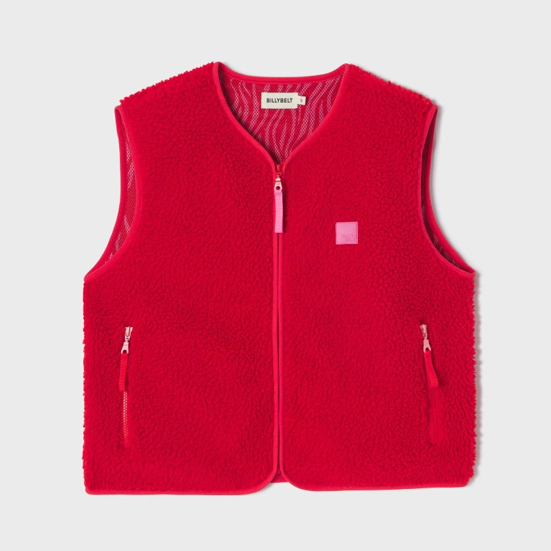 Billybelt - Women's Sleeveless Sherpa Jacket With Zip