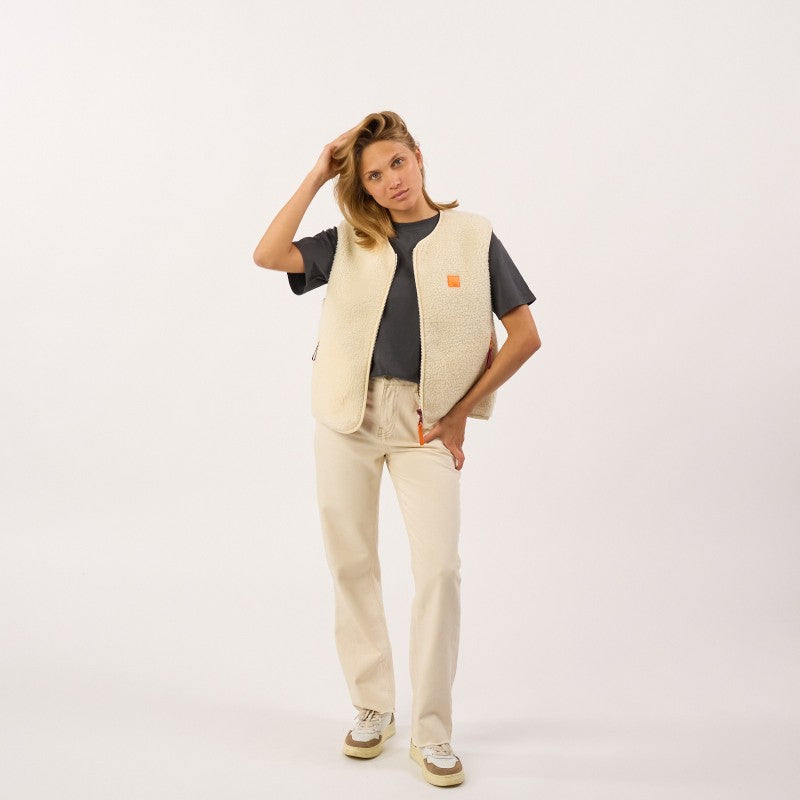 Billybelt - Women's Sleeveless Sherpa Jacket With Zip