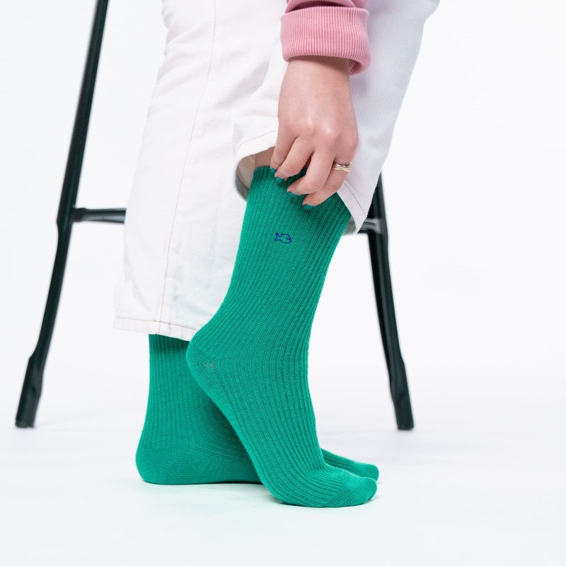Billybelt Wollen Sokken - Groen