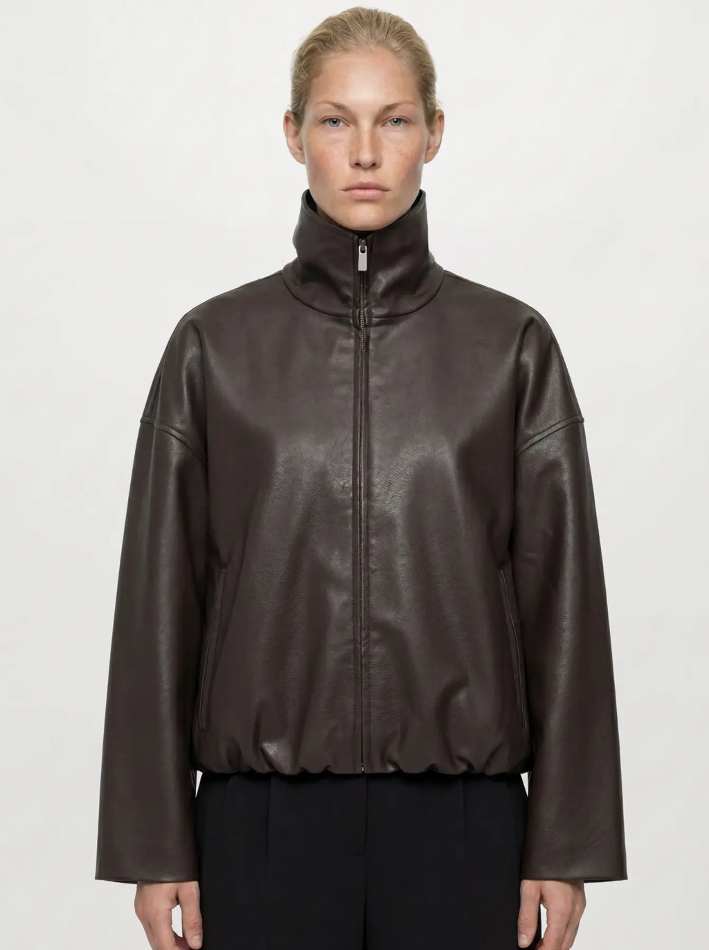 Object - Liva Bomber Jacket / Seal Brown