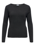 Object - Knitted Pullover Billa / Dark Grey Melange